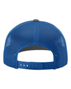 Richardson 112, Snapback Trucker Cap, Charcoal/ Royal