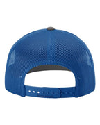 Richardson 112, Snapback Trucker Cap, Charcoal/ Royal