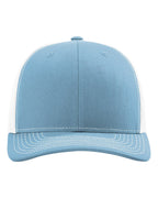 Richardson 112, Snapback Trucker Cap, Columbia Blue/ White