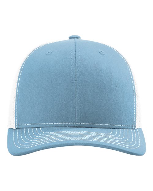 Richardson 112, Snapback Trucker Cap, Columbia Blue/ White