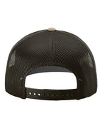 Richardson 112, Snapback Trucker Cap, Khaki/ Coffee