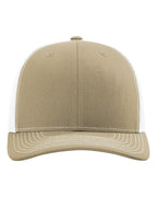 Richardson 112, Snapback Trucker Cap, Khaki/ White