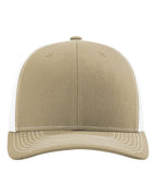 Richardson 112, Snapback Trucker Cap, Khaki/ White