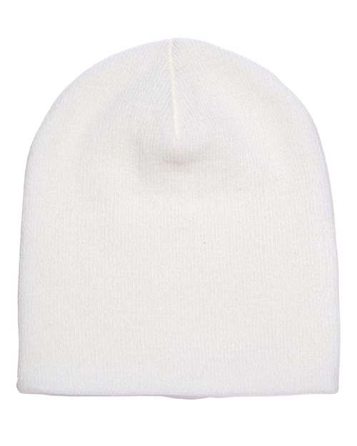 YP Classics 1500KC, 8 1/2" Beanie, White