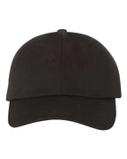 YP Classics 6245CM, Classic Dad Hat, Black