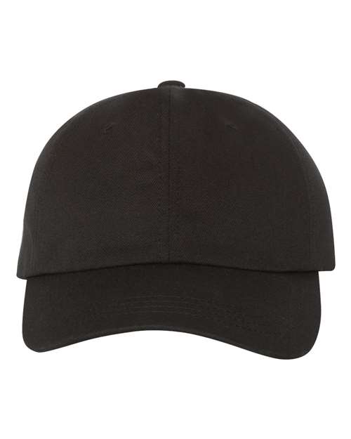 YP Classics 6245CM, Classic Dad Hat, Black