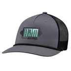 Polycotton / Polyester Mesh 5160M, Ajm 5 Panel Constructed Pro-round-five (mesh Back), Black