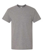 Gildan 8300, Unisex Dryblend Pocket T-shirt, Graphite Heather