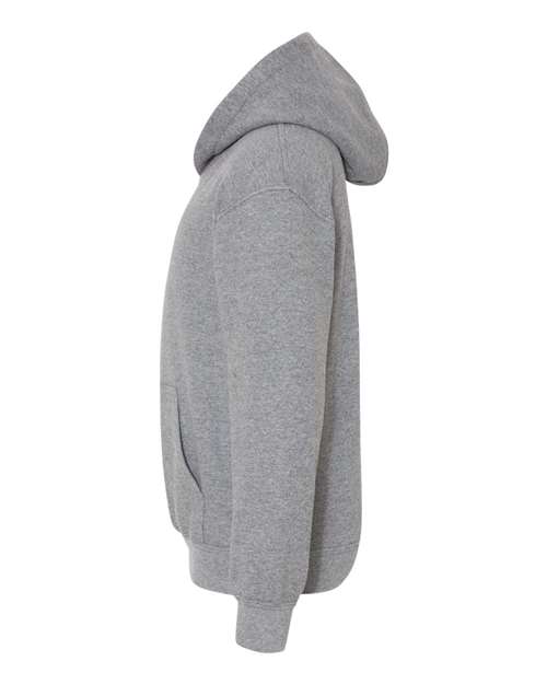 Gildan 18500B, Youth Heavy Blend Hooded Sweatshirt, Graphite Heather