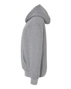 Gildan 18500B, Youth Heavy Blend Hooded Sweatshirt, Graphite Heather