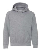 Gildan 18500B, Youth Heavy Blend Hooded Sweatshirt, Graphite Heather