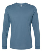 BELLA + CANVAS 3501, T-Shirts - Long Sleeve, Steel Blue