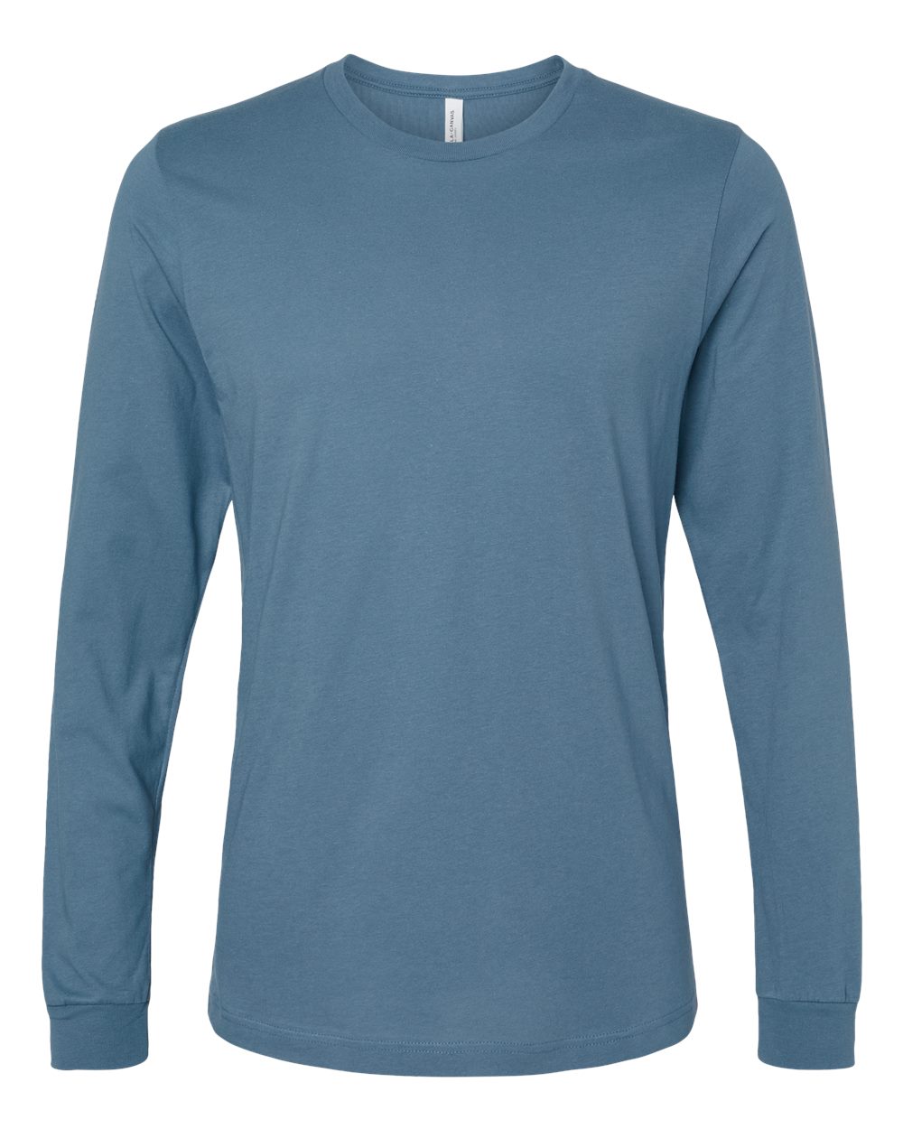 BELLA + CANVAS 3501, T-Shirts - Long Sleeve, Steel Blue