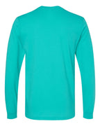 BELLA + CANVAS 3501, T-Shirts - Long Sleeve, Teal