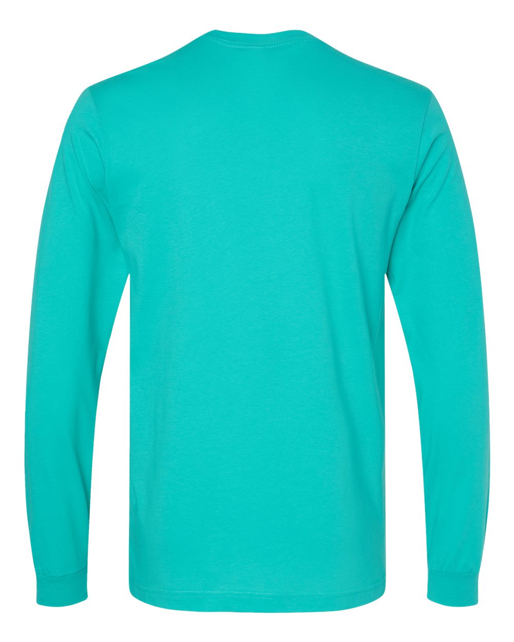 BELLA + CANVAS 3501, T-Shirts - Long Sleeve, Teal