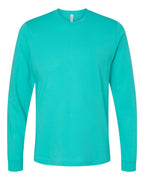 BELLA + CANVAS 3501, T-Shirts - Long Sleeve, Teal