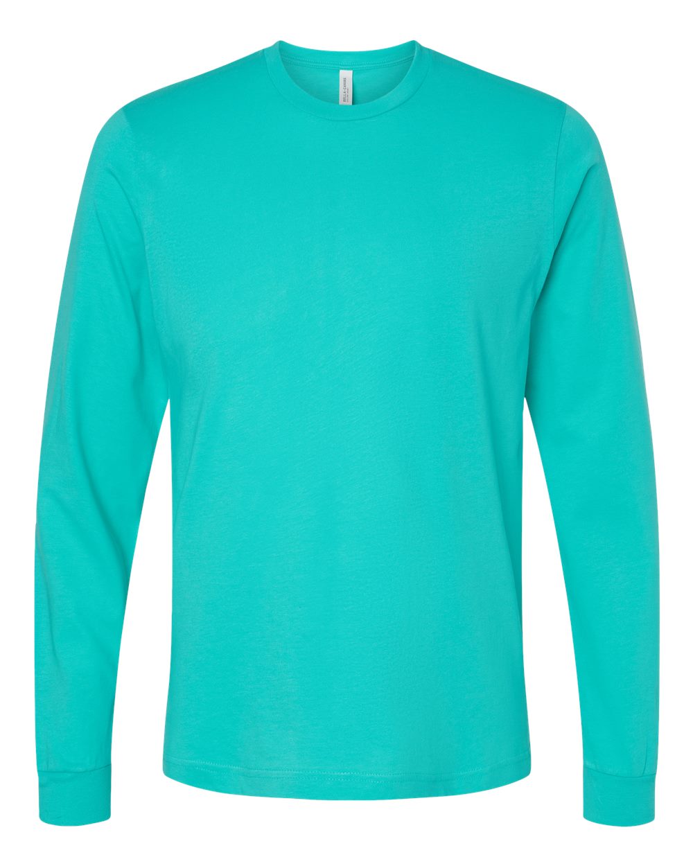 BELLA + CANVAS 3501, T-Shirts - Long Sleeve, Teal