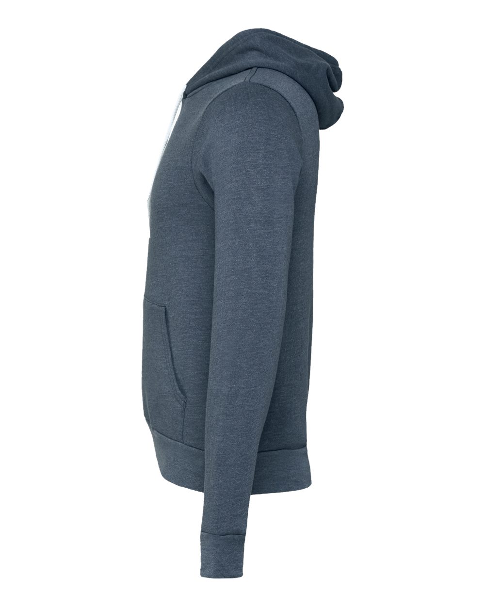 BELLA + CANVAS 3719, Fleece - Premium - Hood, Heather Navy