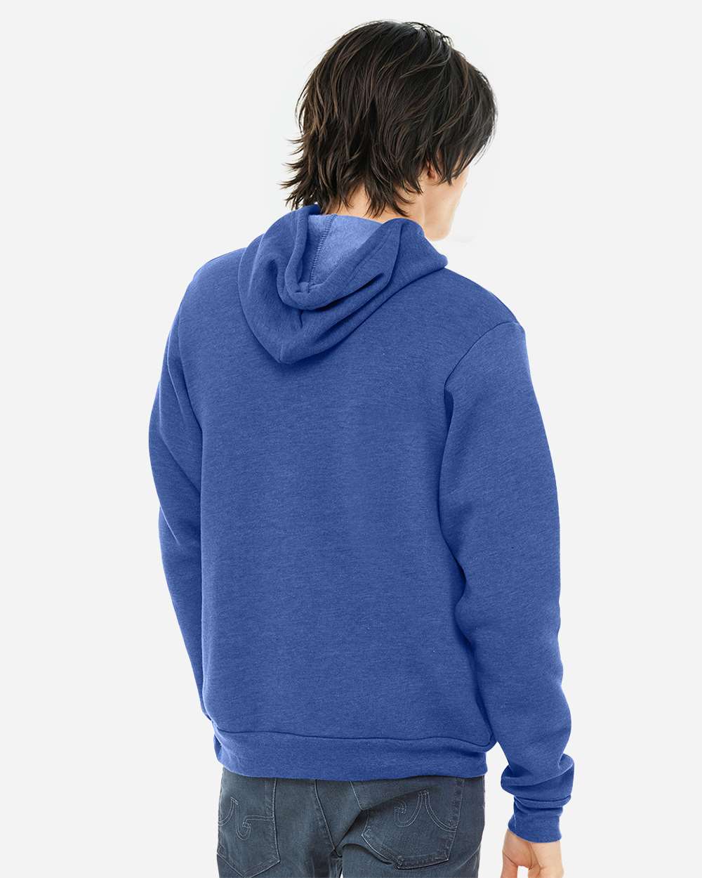 BELLA + CANVAS 3719, Fleece - Premium - Hood, Heather True Royal