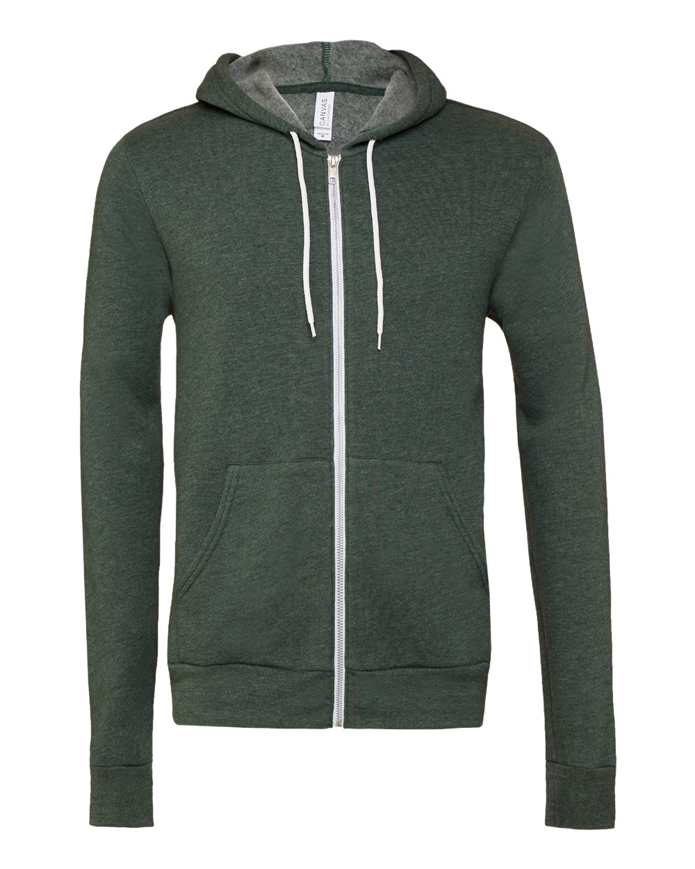 BELLA + CANVAS 3739, Fleece - Premium - Hood, Heather Forest