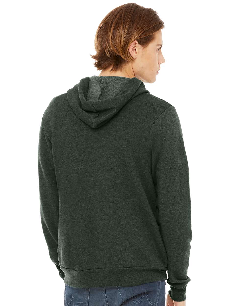 BELLA + CANVAS 3739, Fleece - Premium - Hood, Heather Forest