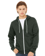 BELLA + CANVAS 3739, Fleece - Premium - Hood, Heather Forest