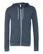 BELLA + CANVAS 3739, Fleece - Premium - Hood, Heather Navy