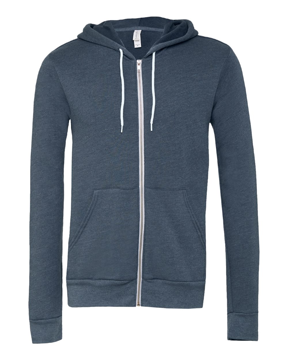 BELLA + CANVAS 3739, Fleece - Premium - Hood, Heather Navy