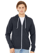 BELLA + CANVAS 3739, Fleece - Premium - Hood, Heather Navy