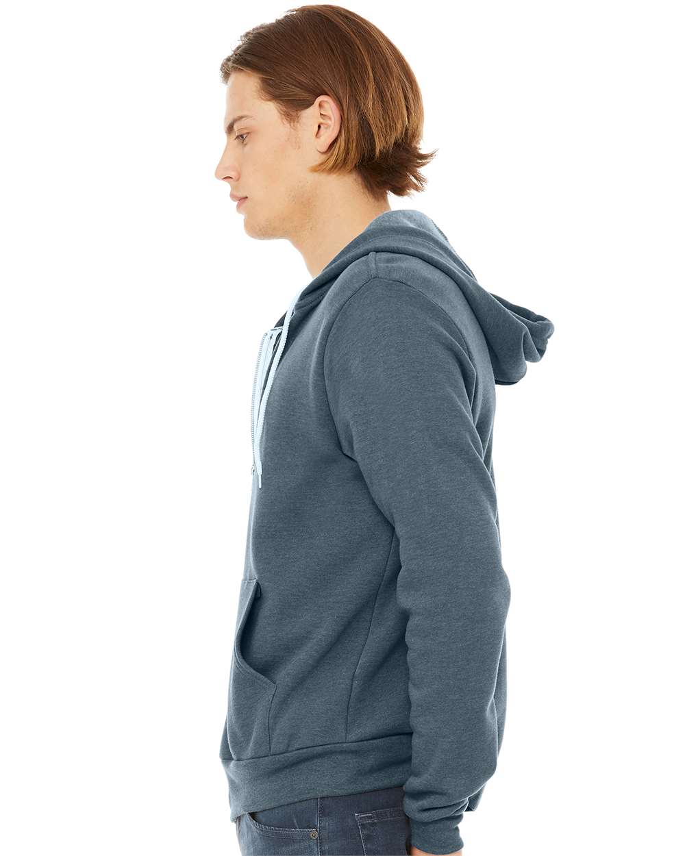 BELLA + CANVAS 3739, Fleece - Premium - Hood, Heather Slate