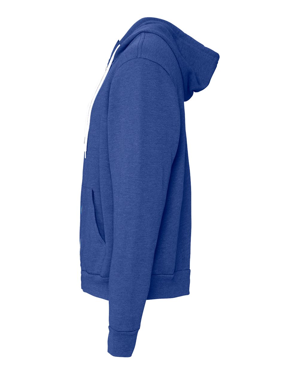 BELLA + CANVAS 3739, Fleece - Premium - Hood, Heather True Royal