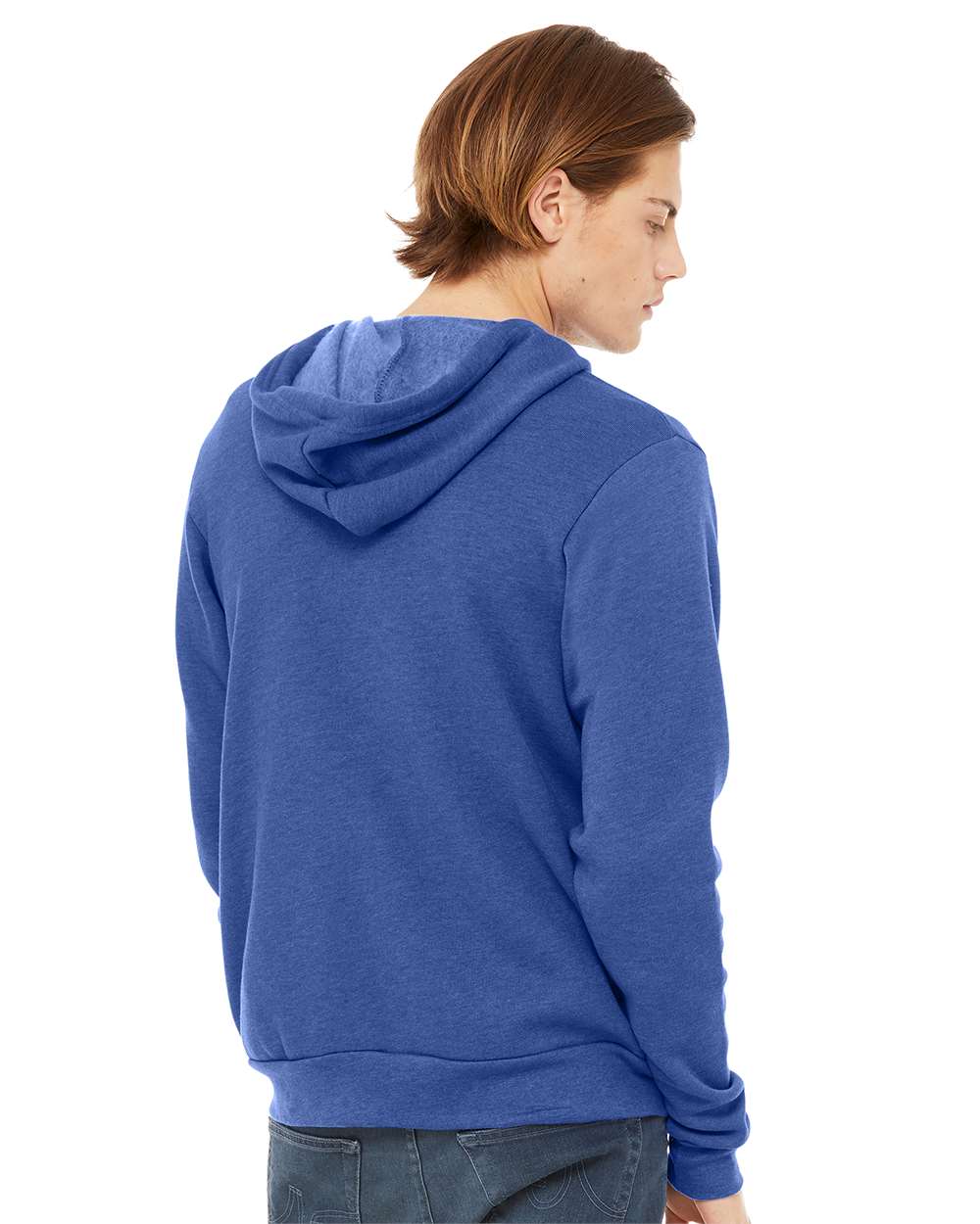 BELLA + CANVAS 3739, Fleece - Premium - Hood, Heather True Royal
