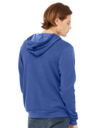 BELLA + CANVAS 3739, Fleece - Premium - Hood, Heather True Royal