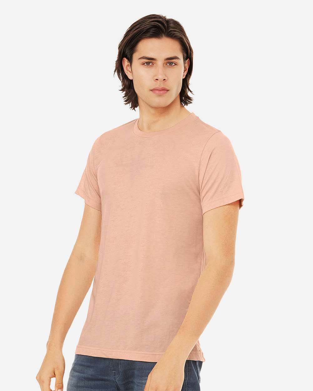 BELLA + CANVAS 3413, T-Shirts - Premium, Peach Triblend
