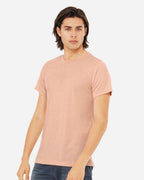 BELLA + CANVAS 3413, T-Shirts - Premium, Peach Triblend