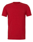 BELLA + CANVAS 3413, T-Shirts - Premium, Solid Red Triblend