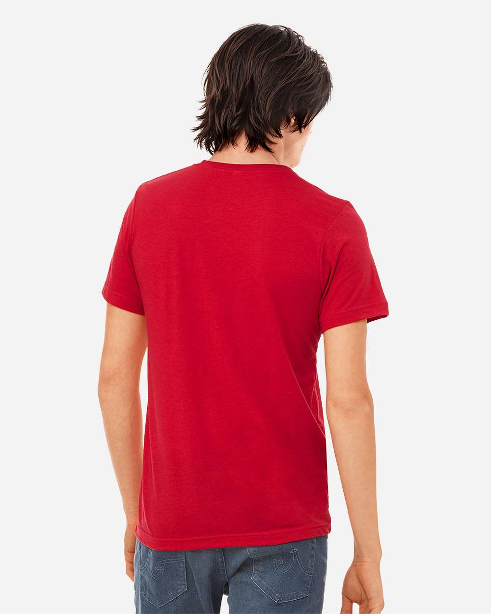 BELLA + CANVAS 3413, T-Shirts - Premium, Solid Red Triblend