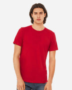 BELLA + CANVAS 3413, T-Shirts - Premium, Solid Red Triblend