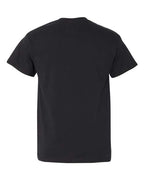 Gildan 4467, 5300 Unisex Heavy Cotton Pocket T-shirt, Black