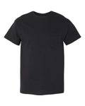 Gildan 4467, 5300 Unisex Heavy Cotton Pocket T-shirt, Black