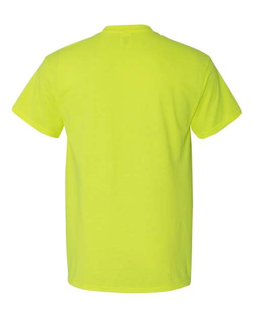 Gildan 4467, 5300 Unisex Heavy Cotton Pocket T-shirt, Safety Green