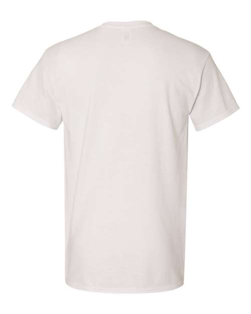 Gildan 4467, 5300 Unisex Heavy Cotton Pocket T-shirt, White