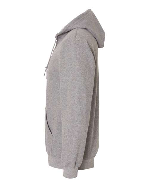 Gildan 415, 18600 Unisex Heavy Blend Full-zip Hooded Sweatshirt, Graphite Heather