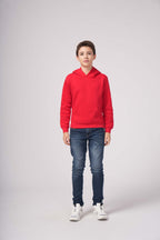 Milltex Sportswear 527, Youth Unisex Mid Weight Promo Hoodie, Red