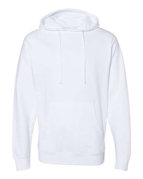 Independent Trading Co. SS4500, Unisex Midweight Hooded Sweatshirt, White