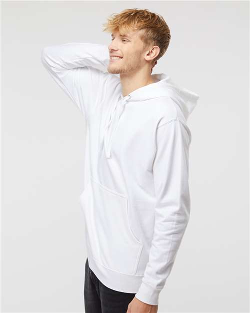 Independent Trading Co. SS4500, Unisex Midweight Hooded Sweatshirt, White