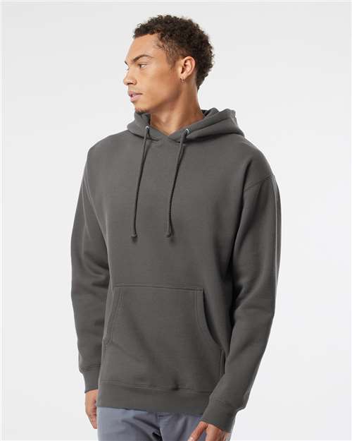 Independent Trading Co. IND4000, Unisex Heavyweight Hooded Sweatshirt, Charcoal