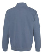 Comfort Colors 1580, Unisex Garment-dyed Quarter-zip Sweatshirt, Blue Jean