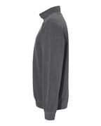 Comfort Colors 1580, Unisex Garment-dyed Quarter-zip Sweatshirt, Pepper