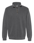 Comfort Colors 1580, Unisex Garment-dyed Quarter-zip Sweatshirt, Pepper